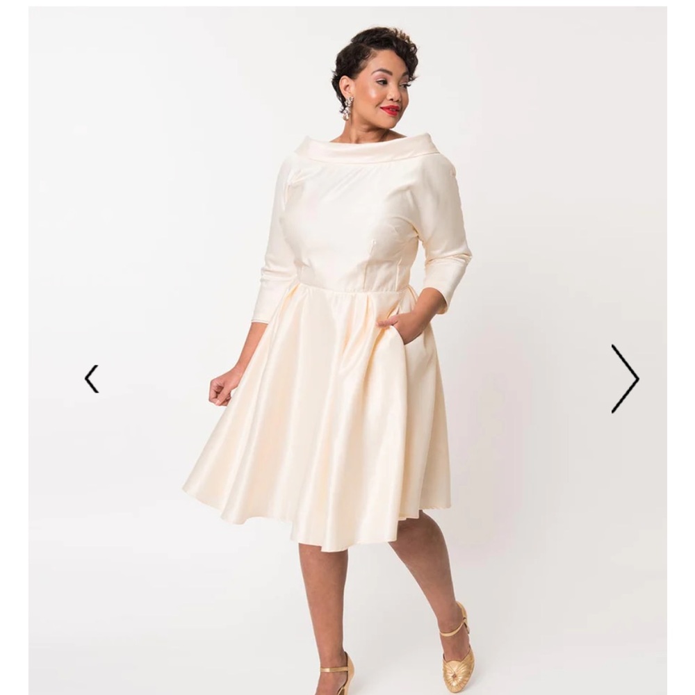 BNWT unique Vintage Cream Wedding Dress